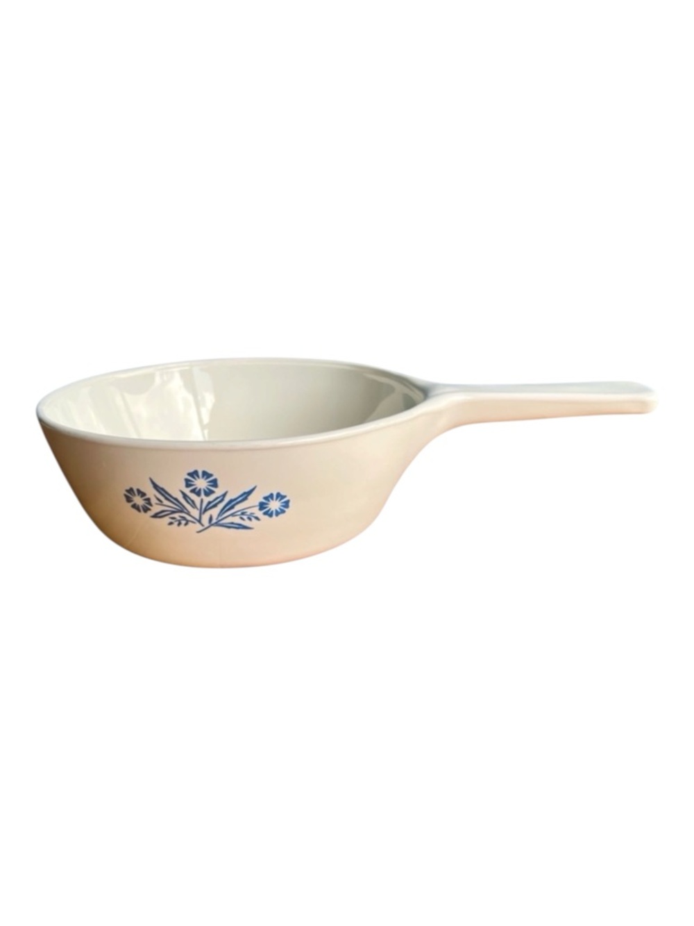 Vintage Corningware Blue Cornflower P-81-B 1 Pint Ceramic Saucepan / Skillet